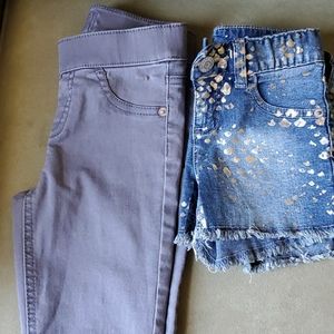 Girls size 7 bottoms